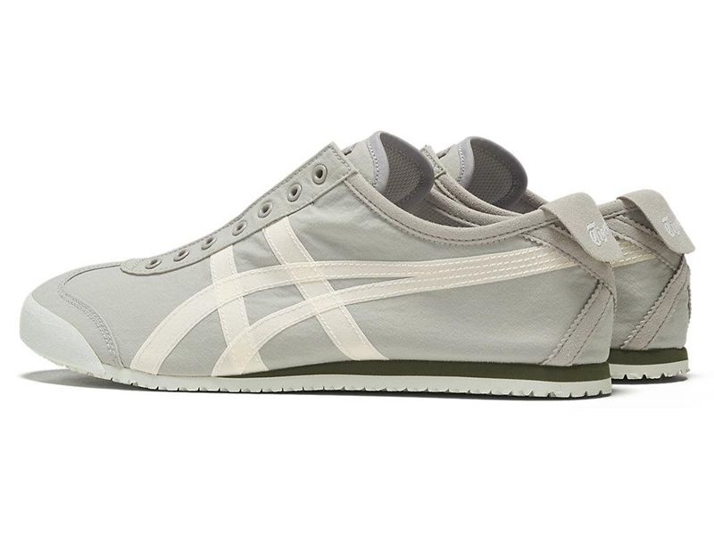 Women's Onitsuka Tiger Mexico 66® Slip-on Sneakers Grey | 2596-QNILK