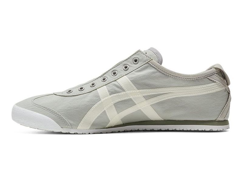 Women's Onitsuka Tiger Mexico 66® Slip-on Sneakers Grey | 2596-QNILK