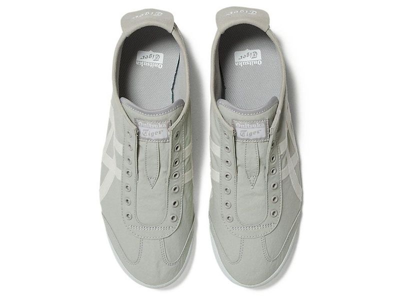 Women's Onitsuka Tiger Mexico 66® Slip-on Sneakers Grey | 2596-QNILK