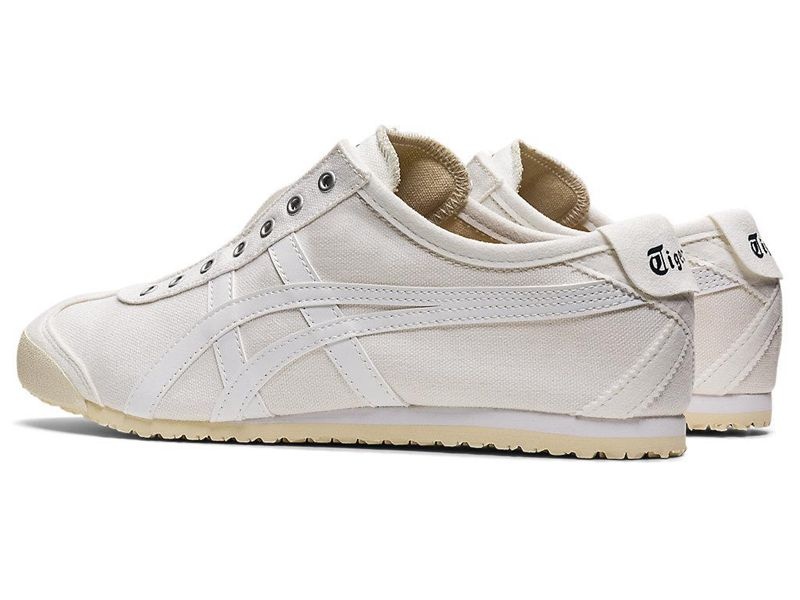 Women's Onitsuka Tiger Mexico 66 Slip-on Sneakers White | 0695-VQICK