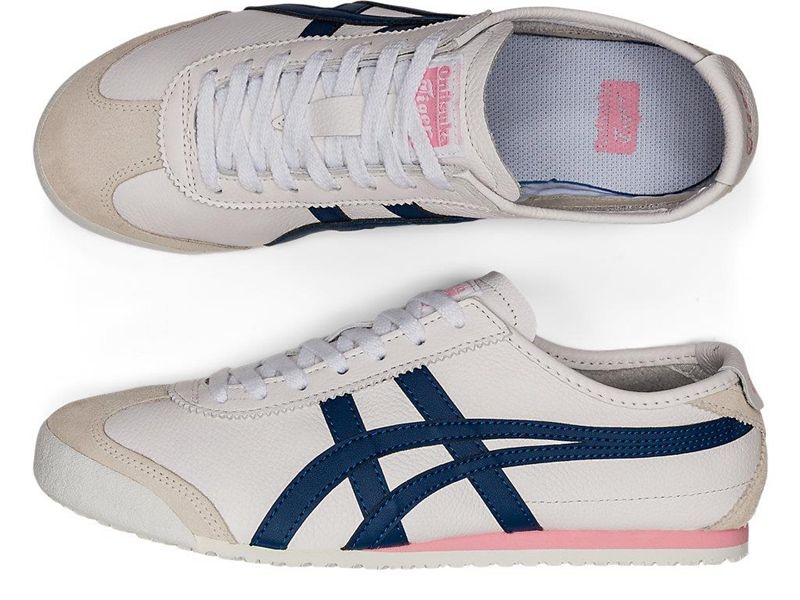 Women's Onitsuka Tiger Mexico 66 Sneakers White | 0142-IKYSM