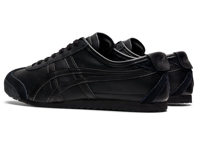 Women's Onitsuka Tiger Mexico 66 Sneakers Black | 3879-KZXMP