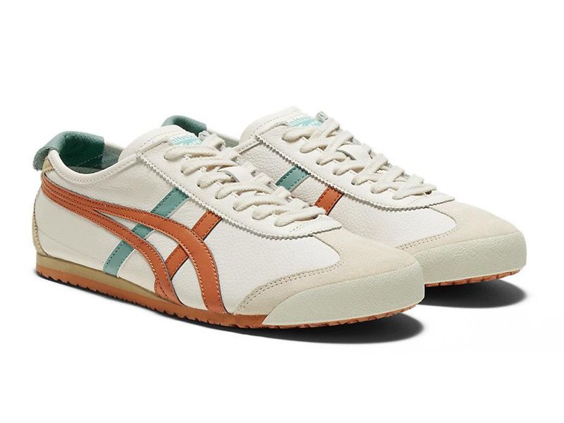 Women's Onitsuka Tiger Mexico 66 Sneakers White | 0854-TXKGZ