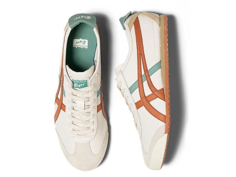 Women's Onitsuka Tiger Mexico 66 Sneakers White | 0854-TXKGZ