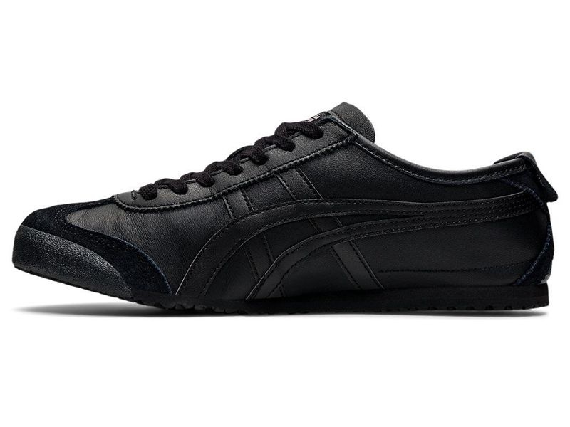 Women's Onitsuka Tiger Mexico 66 Sneakers Black | 9324-GBVPW