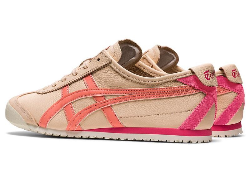 Women's Onitsuka Tiger Mexico 66 Sneakers Beige | 7349-AGDPF