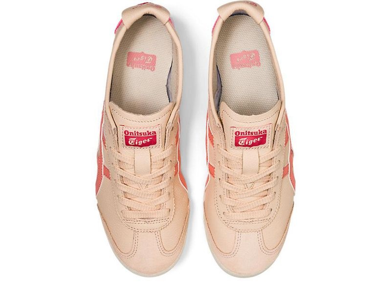 Women's Onitsuka Tiger Mexico 66 Sneakers Beige | 7349-AGDPF