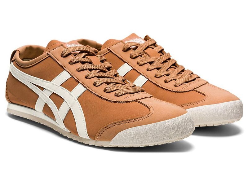 Women's Onitsuka Tiger Mexico 66 Sneakers Brown | 6719-XMYOZ