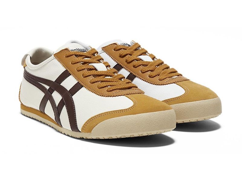 Women's Onitsuka Tiger Mexico 66 Sneakers White | 7819-UMZTL