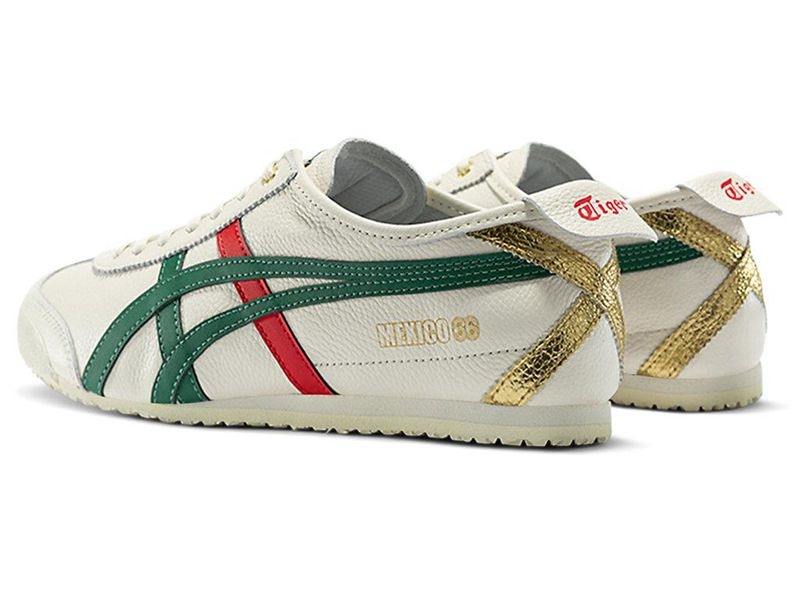 Women's Onitsuka Tiger Mexico 66 Sneakers White | 0328-EPITA