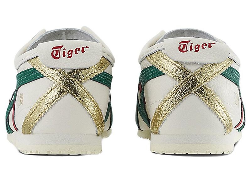 Women's Onitsuka Tiger Mexico 66 Sneakers White | 0328-EPITA