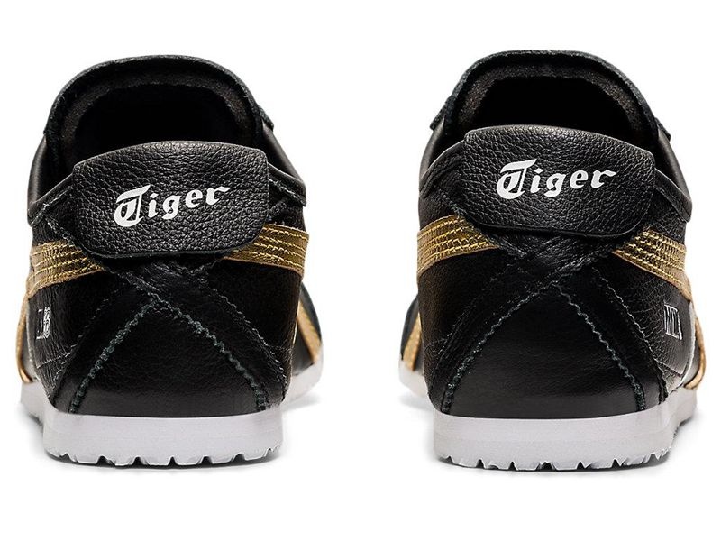 Women's Onitsuka Tiger Mexico 66 Sneakers Black | 8471-PNKBM