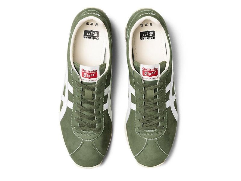 Women's Onitsuka Tiger Moal 77 Nm Sneakers Green | 6897-TUGRB