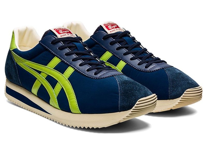 Women's Onitsuka Tiger Moal 77 Nm Sneakers Navy | 0213-OQFCG