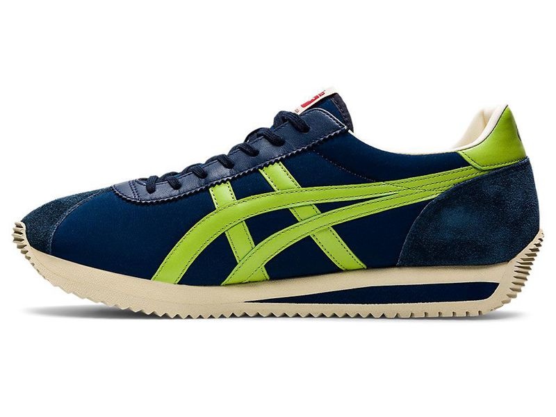 Women's Onitsuka Tiger Moal 77 Nm Sneakers Navy | 0213-OQFCG