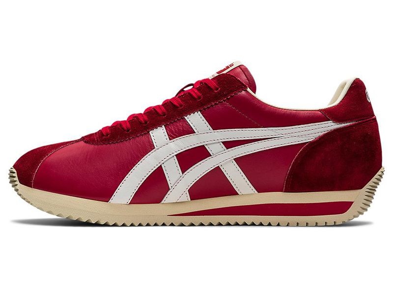 Women's Onitsuka Tiger Moal 77 Nm Sneakers Red | 5168-OXATL