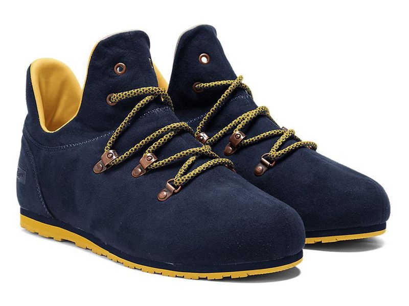 Women's Onitsuka Tiger Monte Pokhara Boots Navy | 5346-WRLIY