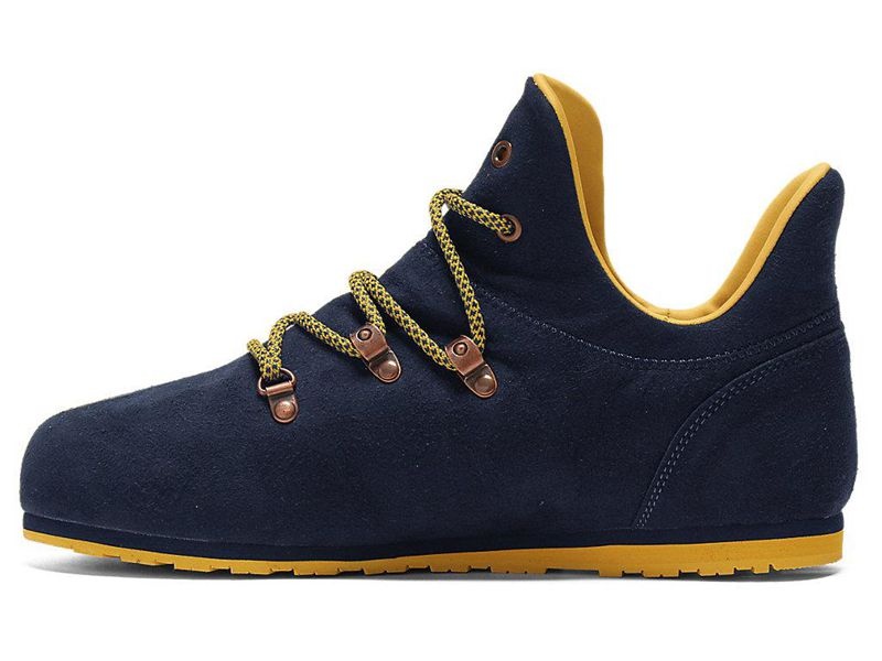 Women's Onitsuka Tiger Monte Pokhara Boots Navy | 5346-WRLIY