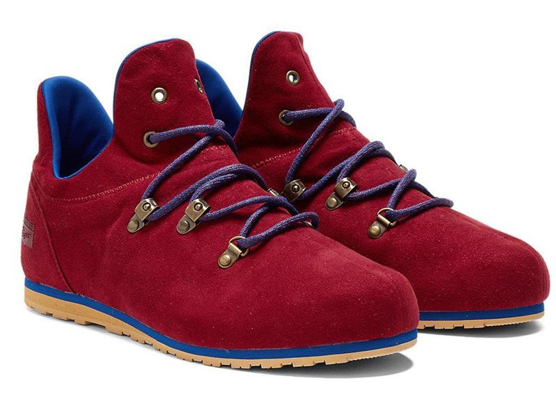 Women's Onitsuka Tiger Monte Pokhara Boots Red | 7652-NUIFV