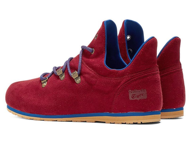 Women's Onitsuka Tiger Monte Pokhara Boots Red | 7652-NUIFV