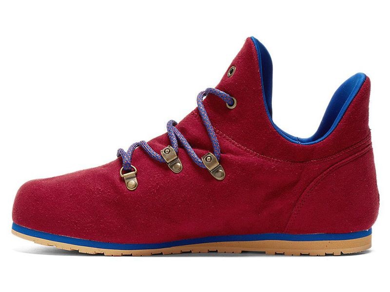 Women's Onitsuka Tiger Monte Pokhara Boots Red | 7652-NUIFV