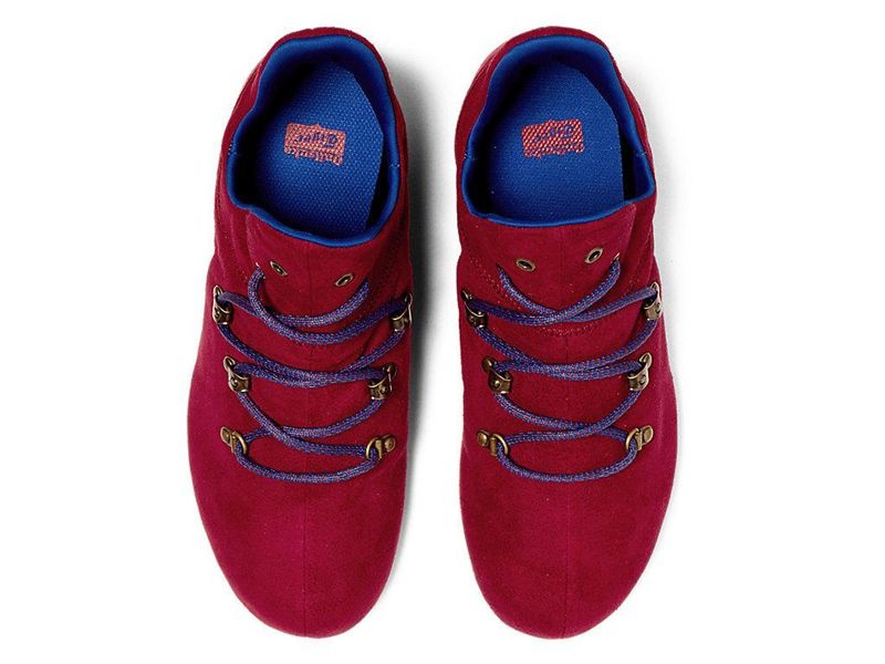 Women's Onitsuka Tiger Monte Pokhara Boots Red | 7652-NUIFV