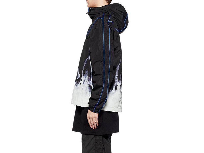 Women's Onitsuka Tiger P Track Blouson Jackets Black | 0689-IEGVZ