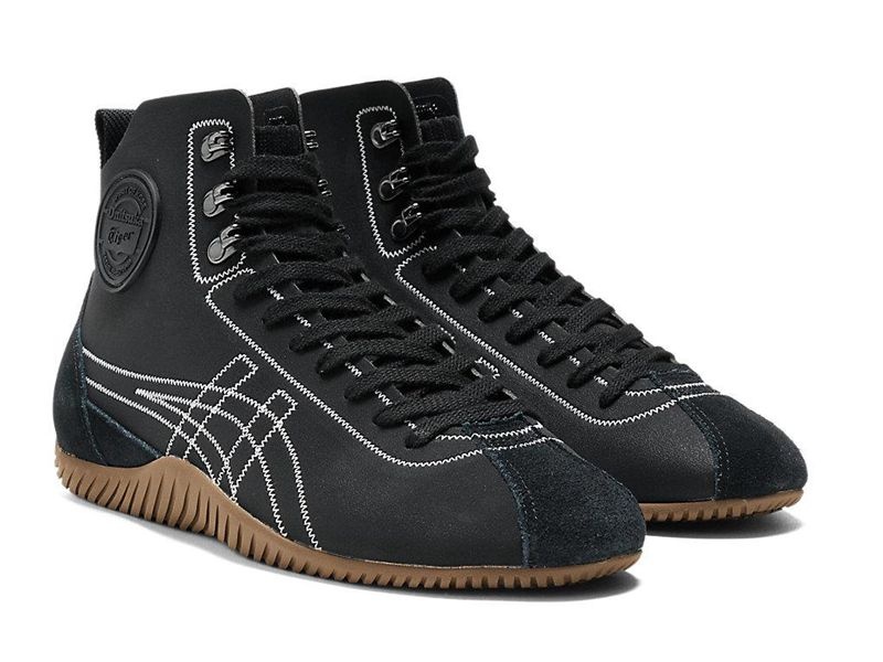 Women's Onitsuka Tiger Sclaw Mt Boots Black | 0318-TGWVP