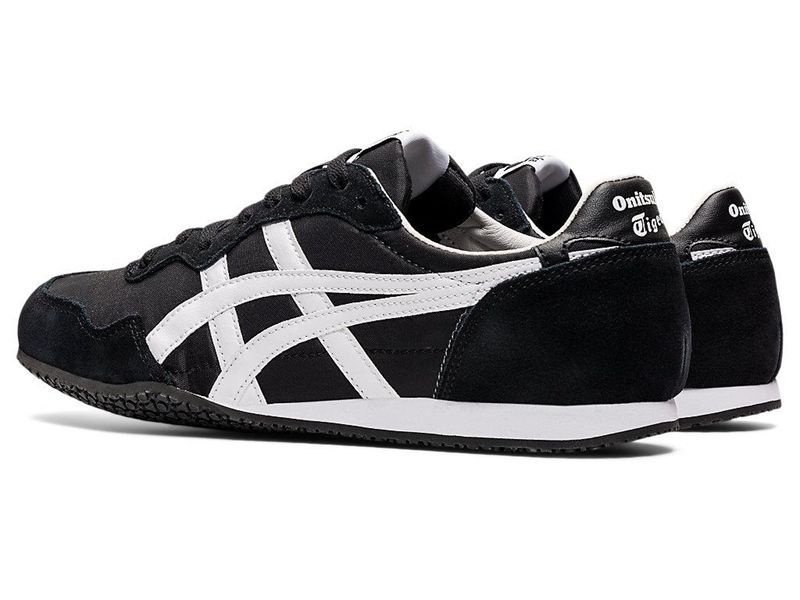 Women's Onitsuka Tiger Serrano Sneakers Black | 1529-XEQTP