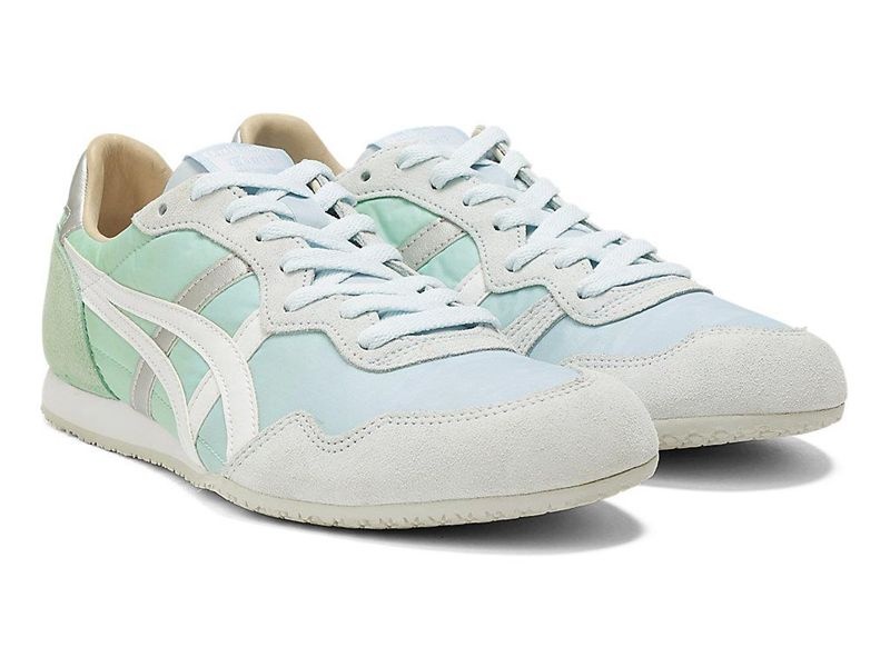 Women's Onitsuka Tiger Serrano Sneakers Green | 9035-LONJK