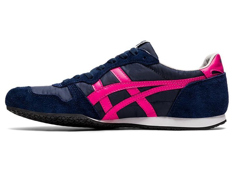 Women's Onitsuka Tiger Serrano Sneakers Navy | 3914-LOXNY