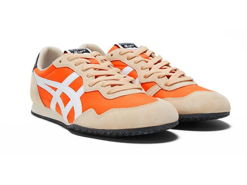 Women's Onitsuka Tiger Serrano Sneakers Orange | 9634-QNZHF