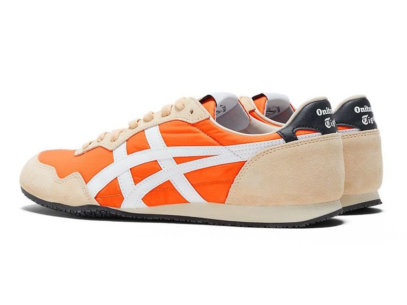 Women's Onitsuka Tiger Serrano Sneakers Orange | 9634-QNZHF