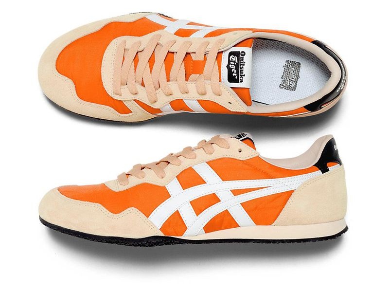 Women's Onitsuka Tiger Serrano Sneakers Orange | 9634-QNZHF