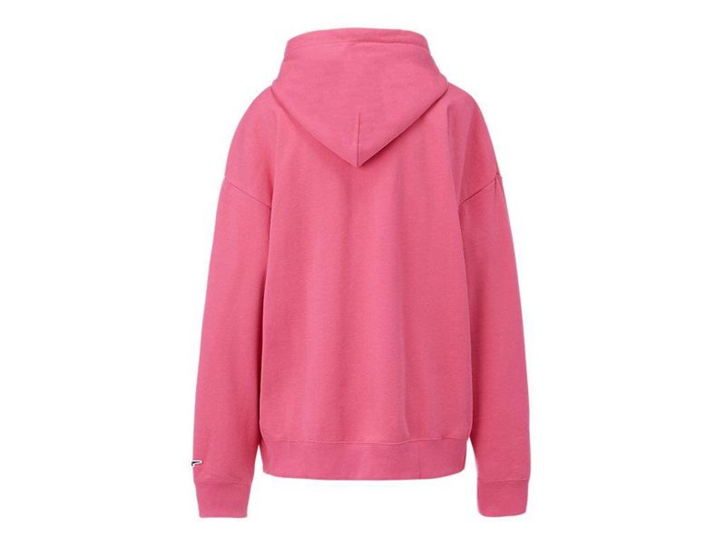 Women's Onitsuka Tiger Top Hoodie Pink | 7098-SAXTC