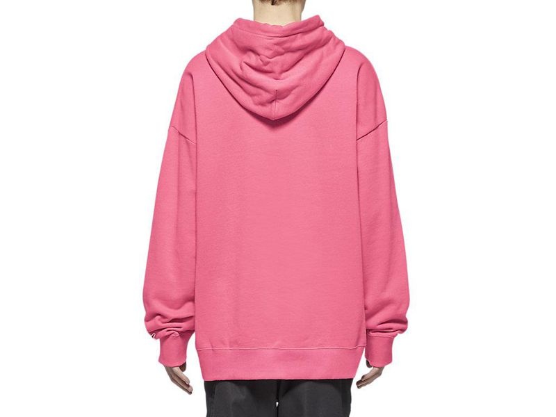 Women's Onitsuka Tiger Top Hoodie Pink | 7098-SAXTC