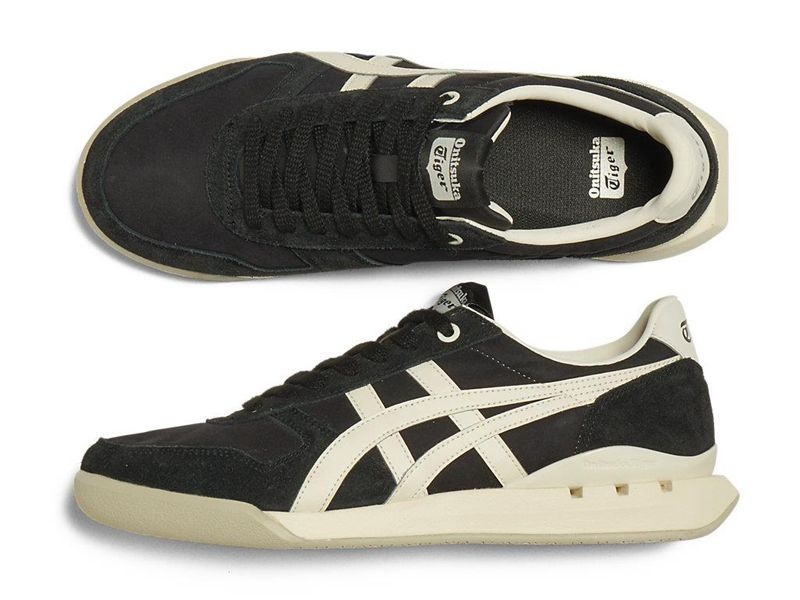 Women's Onitsuka Tiger Ultimate 81 Ex Sneakers Black | 3150-VCRYS