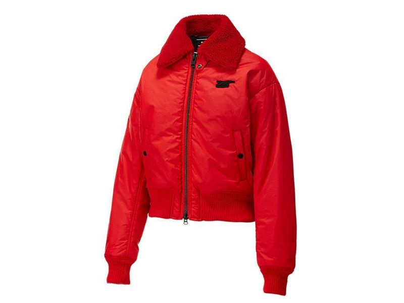 Women's Onitsuka Tiger Ws Blouson Jackets Red | 7234-CPTQR