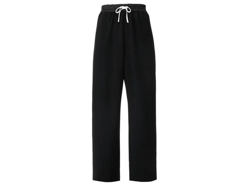 Women's Onitsuka Tiger Ws Knit Pants Black | 6298-KCSVP