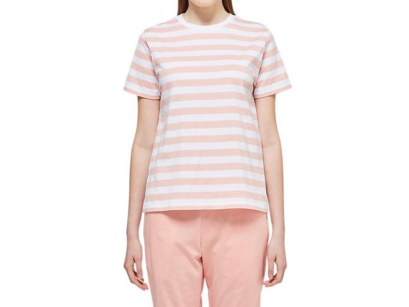 Women's Onitsuka Tiger Ws T Shirts Pink | 6157-XSBOF