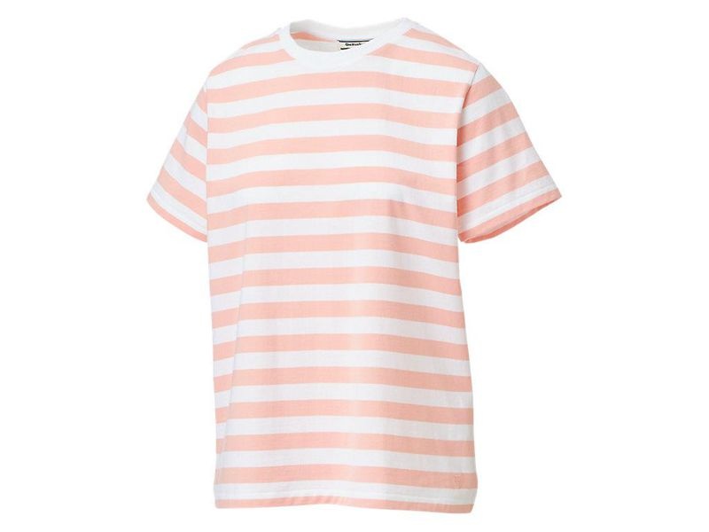 Women's Onitsuka Tiger Ws T Shirts Pink | 6157-XSBOF