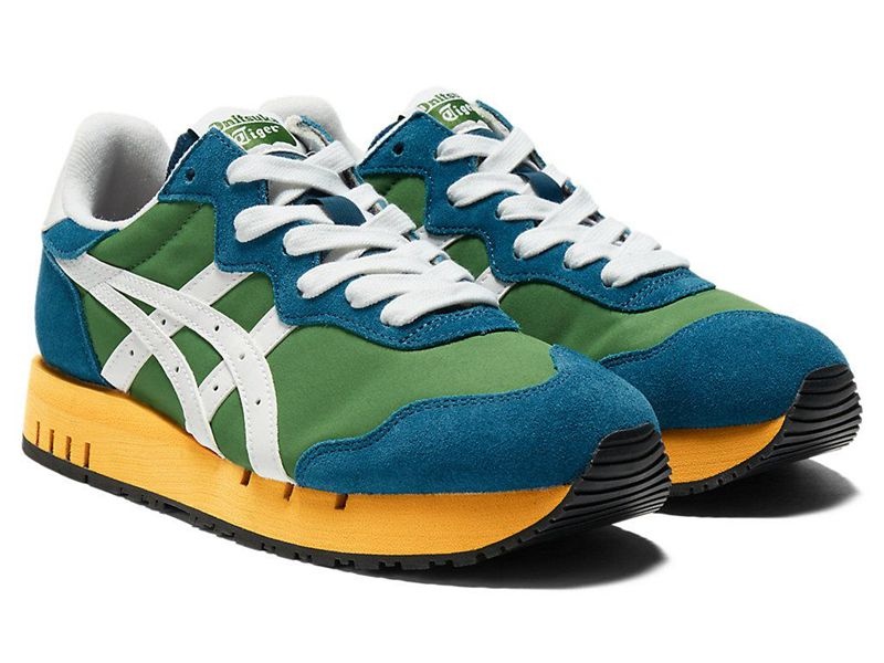 Women's Onitsuka Tiger X-caliber Sneakers Green | 7083-MFWPZ